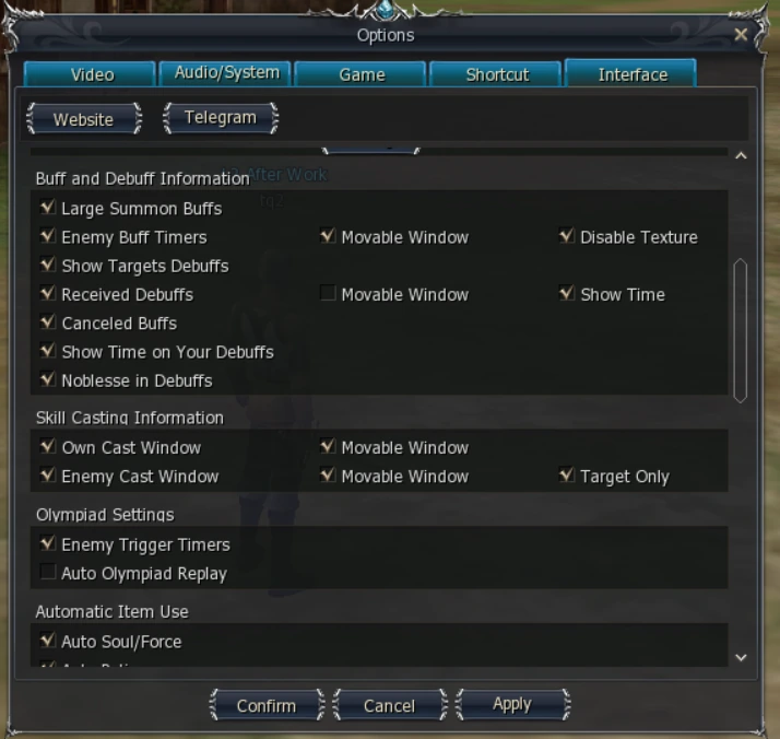 Options Interface Tab L2 After Work 2