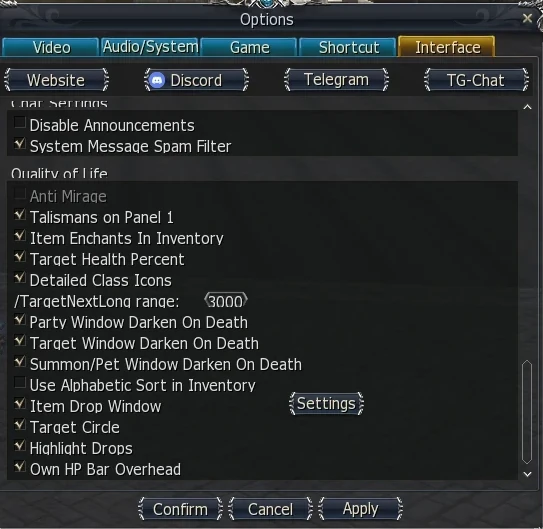 Options Interface Tab L2 After Work 3